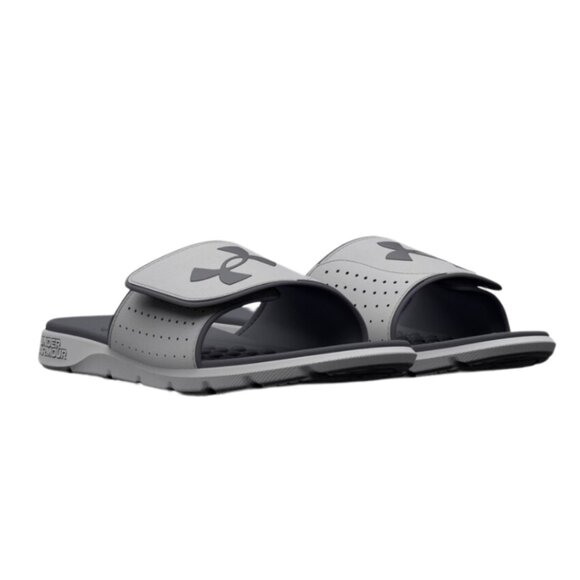 Men's Under Armour Grey Ignite Pro Slides - Picture 4 of 5